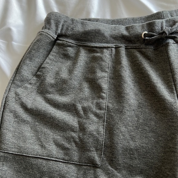 NWT size L Zenasport activewear capri gray pants - Picture 6 of 7